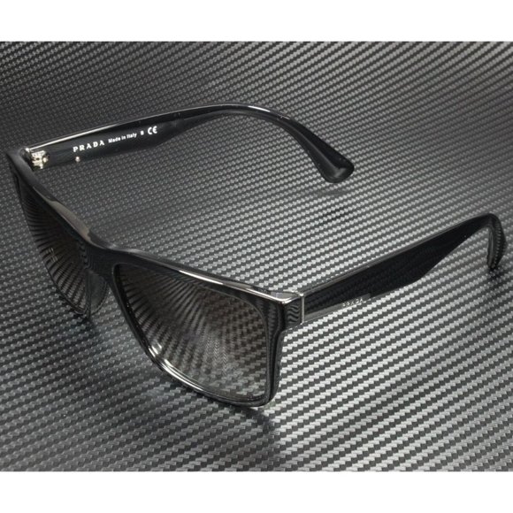 Prada Black 59mm Men's New Sunglasses - Picture 1 of 5